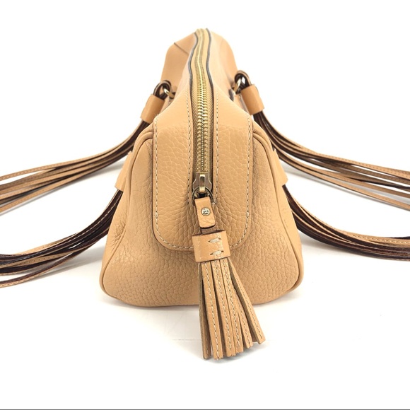 Kate Spade Camel Pebbled Leather Satchel - Picture 9 of 12